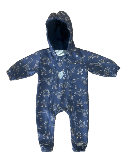 Monkey Mum® Mono de softshell con membrana –Constelación de dinosaurios - talla 62/68, 74/80