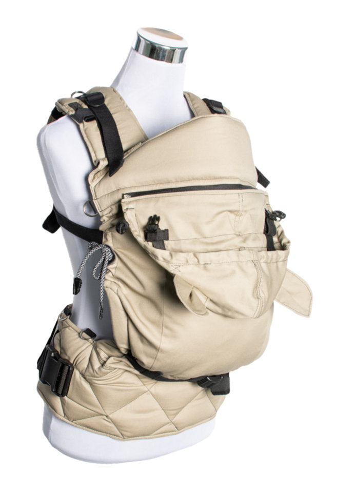 Monkey Mum® Capucha ligera para portabebés Carrie - Arena del desierto