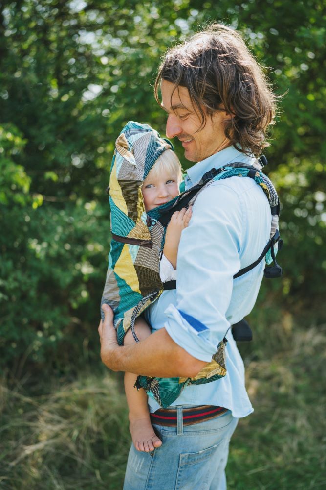 Monkey Mum® Ergonomisk växande bärsele Carrie - Charmig geometri