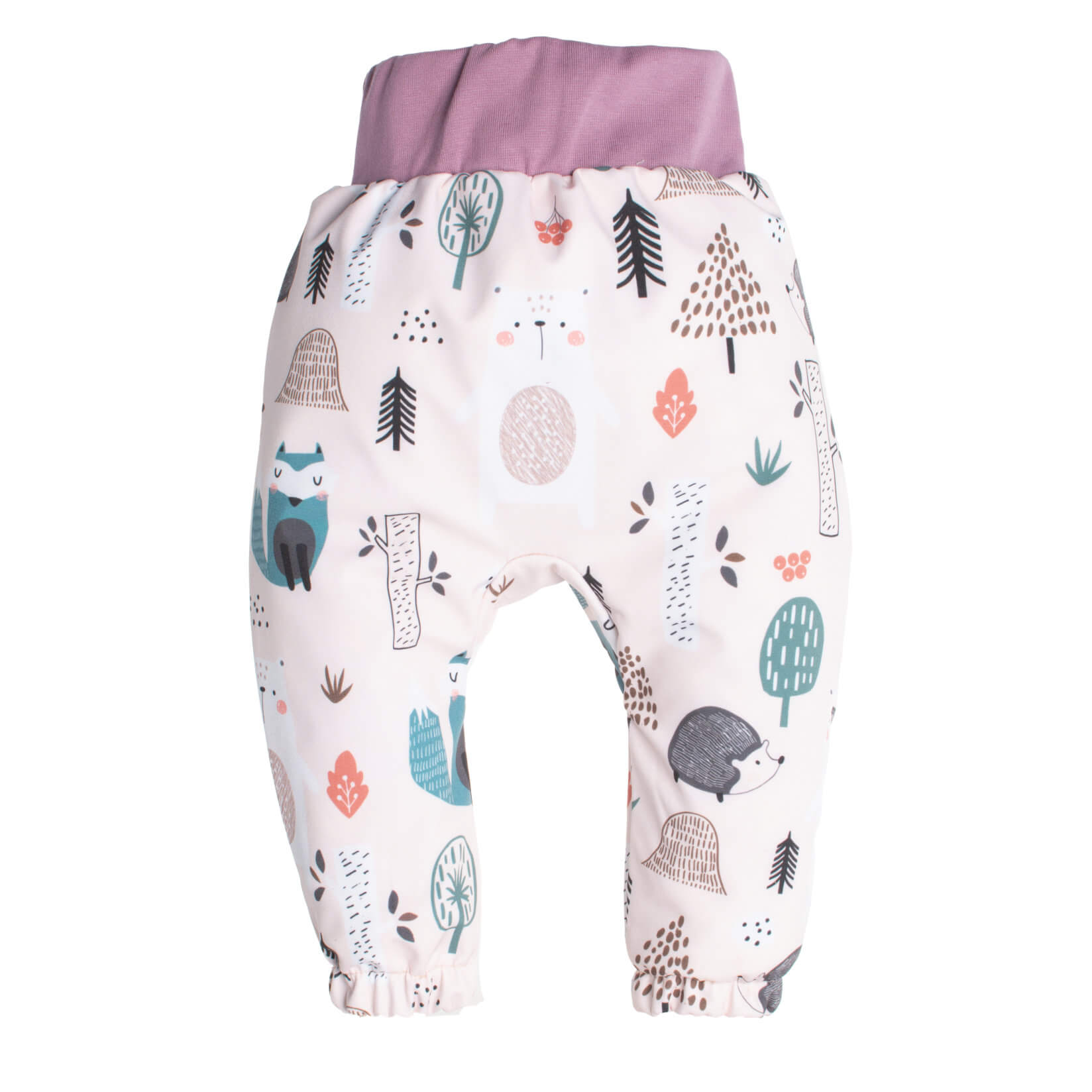 Pantaloni softshell per bambini con membrana Monkey Mum® - Animaletti del giorno