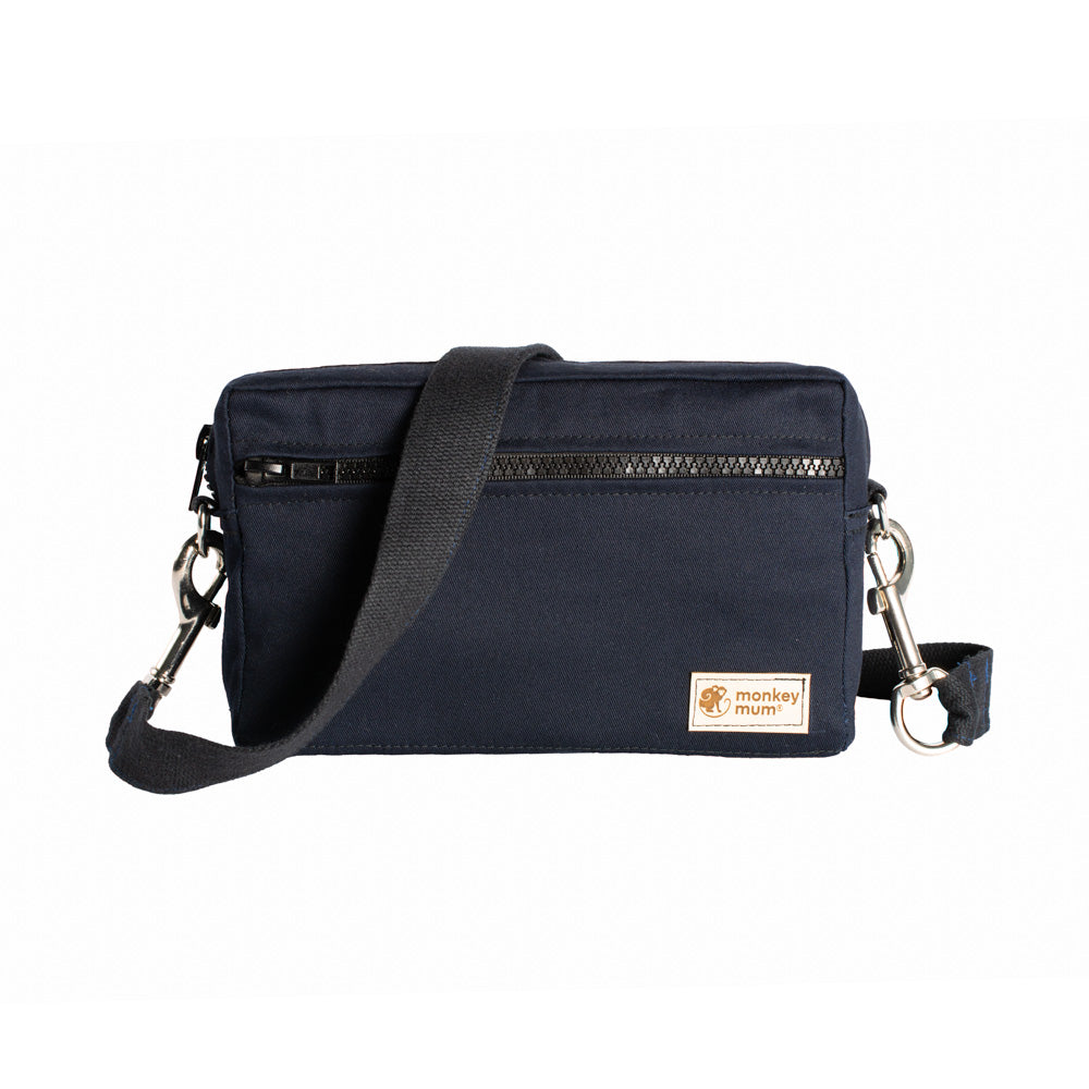 Monkey Mum® Multifunctional belt bag for Carrie carrier - Silver Night