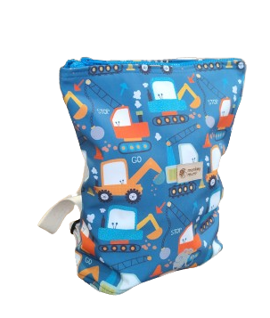 Zainetto softshell per bambini Monkey Mum® - Cantiere giocoso