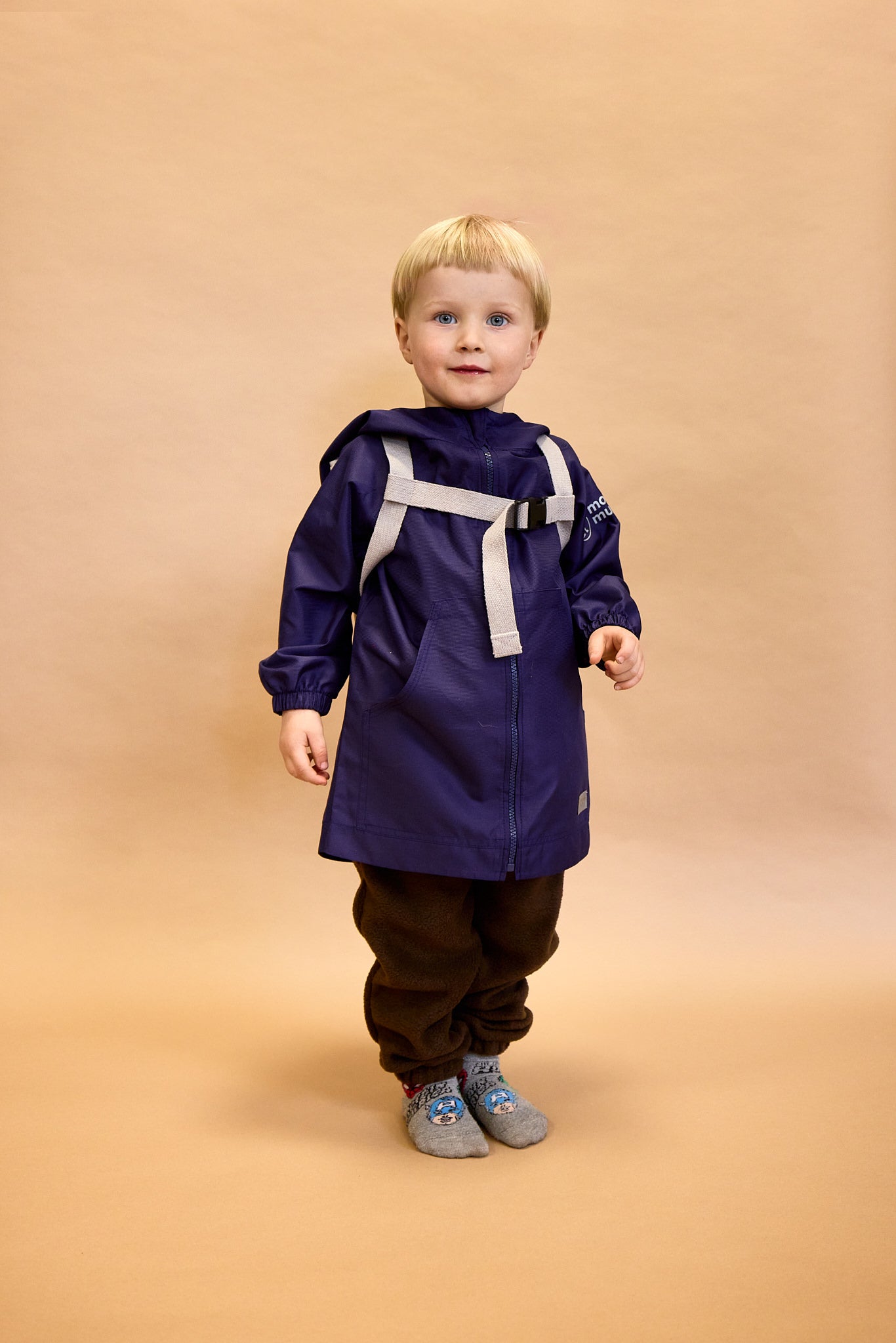 Dětský softshellový batůžek Monkey Mum® - Tajuplný výlet