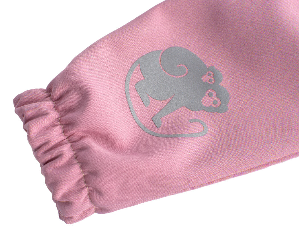 Kinder-Softshellhose mit Membran Monkey Mum® - Zuckerwatte