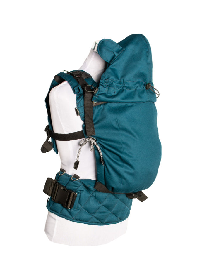Monkey Mum® Capuche légère pour porte-bébé Carrie - Eau azur