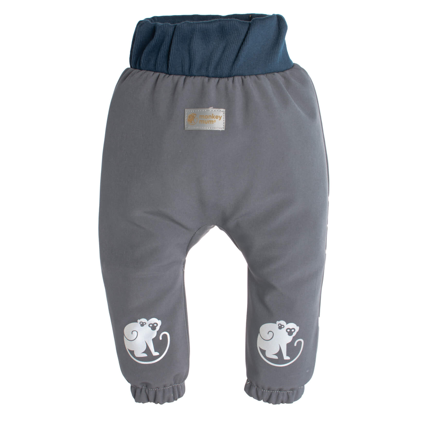 Pantaloni softshell per bambini con membrana Monkey Mum® - Viaggio misterioso