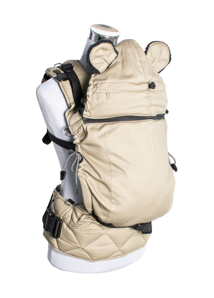 Monkey Mum® Capuche chaude pour porte-bébé Carrie - Sable du désert