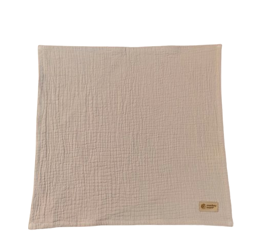 Couche en mousseline Monkey Mum® - Beige