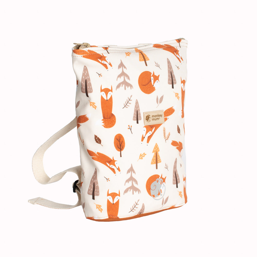 Zainetto softshell per bambini Monkey Mum® - Giochi di volpi